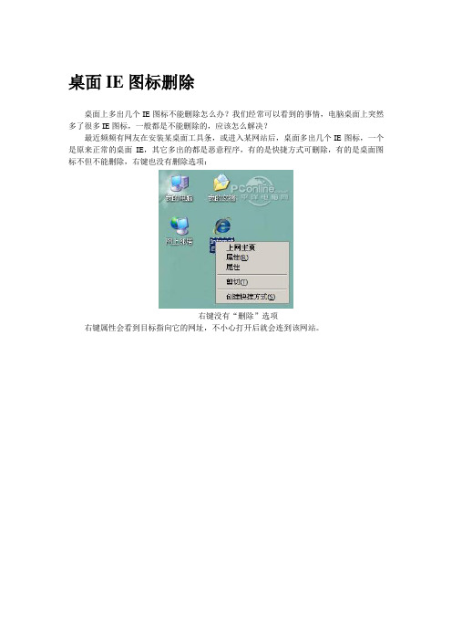 IE图标删除