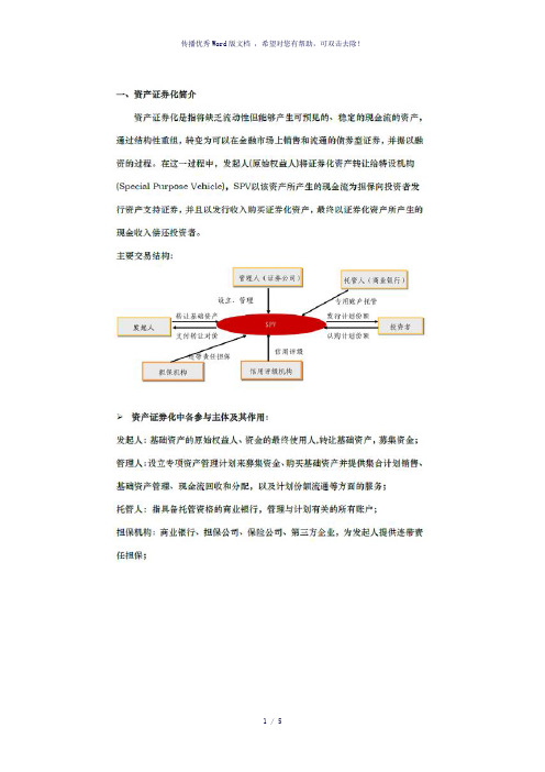 资产证券化操作流程-券商操作流程(参考模板)