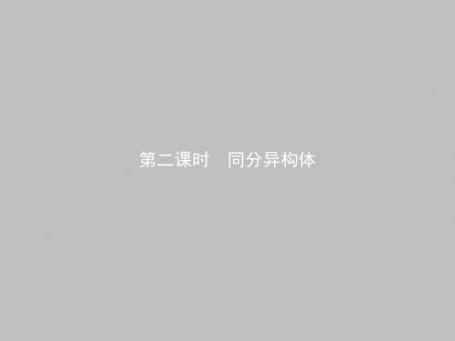 【测控指导】高二化学苏教版选修5课件：2.1.2 同分异构体