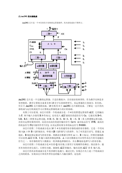 Am2901的内部组成