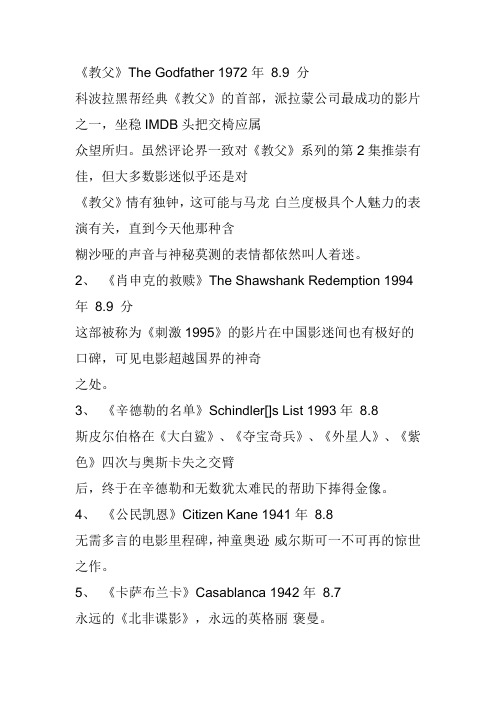 女性必看电影100部