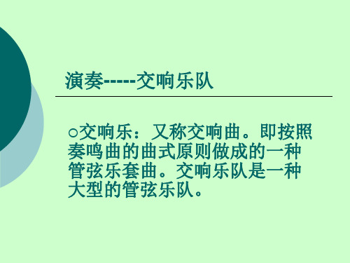 教学课件：交响乐队