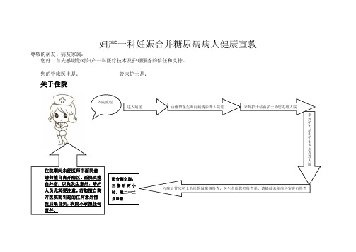 妇科妊娠合并糖尿病病人健康宣教