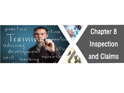 Chapter 8Inspection and Claims《外贸英语》PPT课件