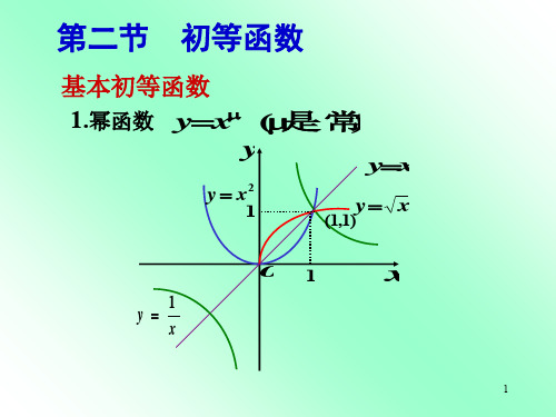 第二节  初等函数