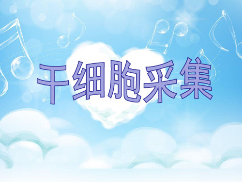 干细胞采集精品课件