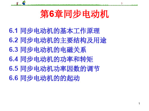电动机及拖动基础件课件第6章同步电动机