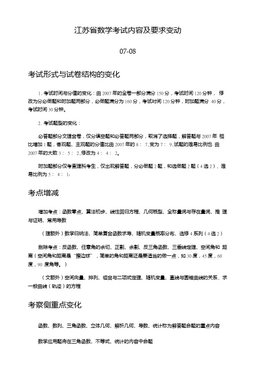07-11江苏高考数学考试说明改动.doc
