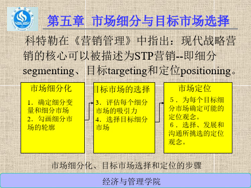 第五章 市场细分与目标市场选择PPT课件