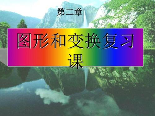 图形和变换复习 PPT课件 浙教版