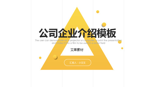 企业介绍(宣传)PPT模板 (6)