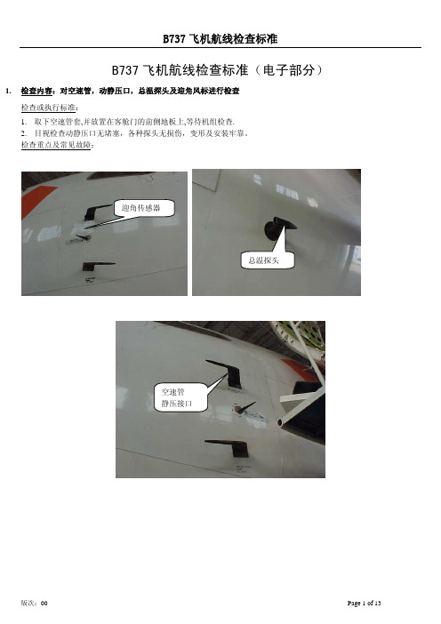 B737飞机航线检查标准(电子)