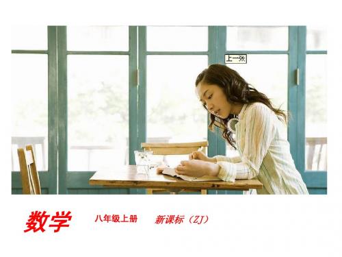 2014年浙教版数学中考最新复习课件---八年级上