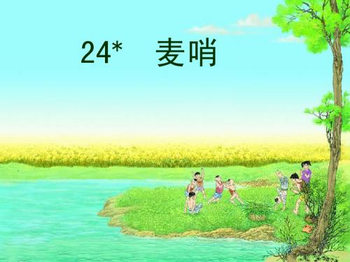 24_麦哨_PPT精品课件_四年级语文下册