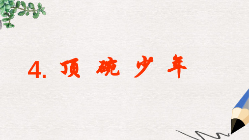 人教版小学语文六年级下册4《顶碗少年》ppt课件5