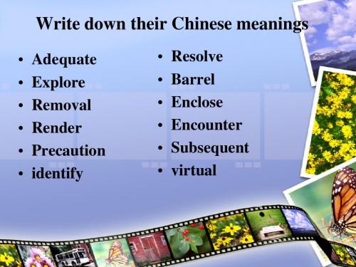英语四级考试资料ppt-写作经典替换词