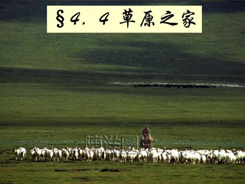 4.4草原人家_初一历史与社会课件