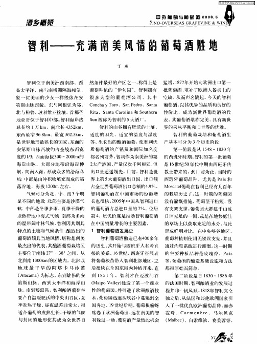 智利——充满南美风情的葡萄酒胜地