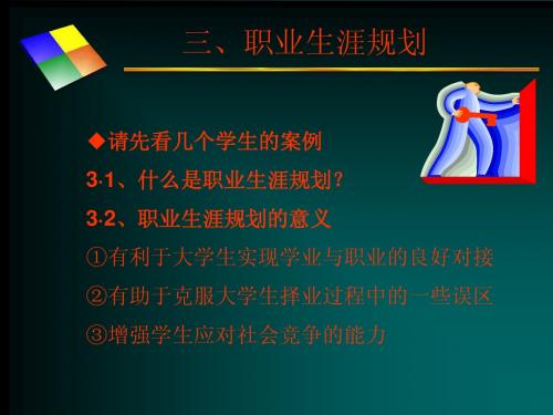 职业生涯规划PPT