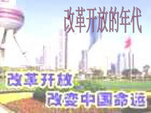改革开放的年代(2018-2019)