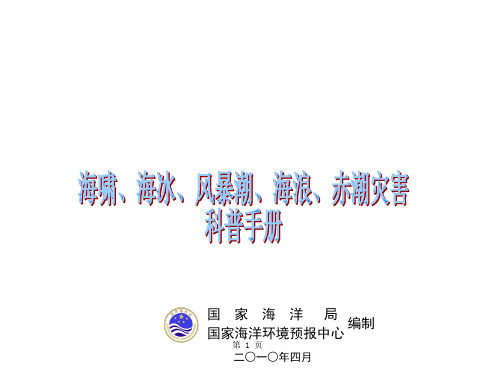 海啸、海冰、风暴潮、海浪、赤潮灾害科普手册11页