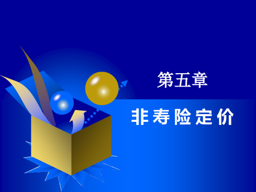 05第五章非寿险定价