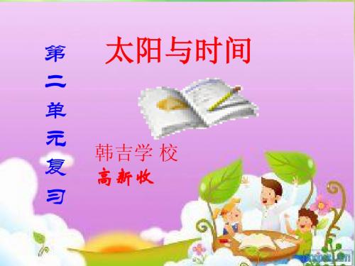 第二单元复习(青岛版科学三下)-高新收免费课件