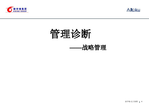 管理诊断-战略管理