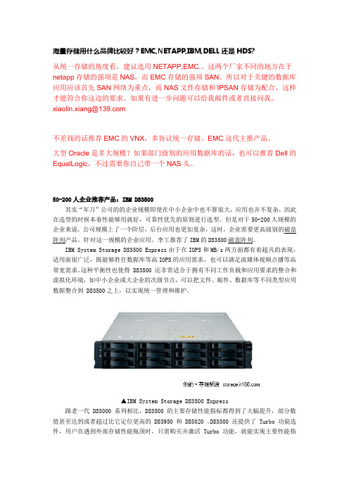 中小企业入门级外部存储系统选型指南