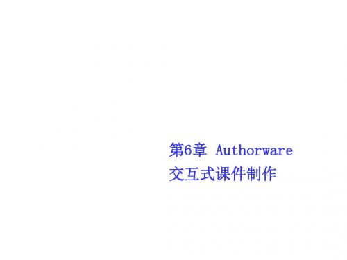 第6章Authorware交互式省一等奖课件制作