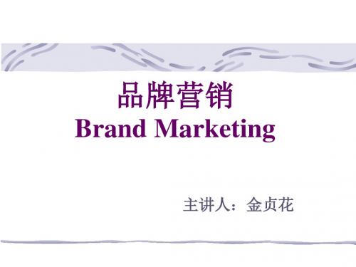 第一章 品牌概述.