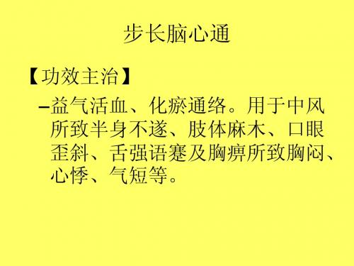 步长脑心通说明