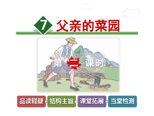 长春版三年级语文下册《7.父亲的菜园》PPT课件第2课时