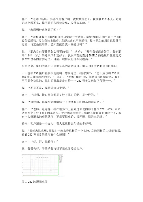 串口232与484接口