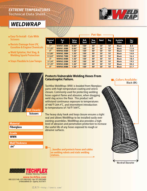 WWN2.00BK50,WWN2.38BK50,WWN2.75BK50,WWN3.00BK50,WWN3.50BK50,WWN4.00BK50, 规格书,Datasheet 资料