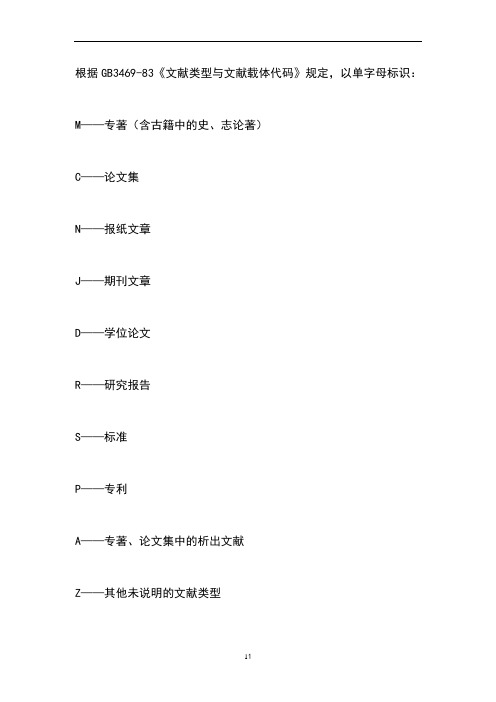 参考文献代码规范