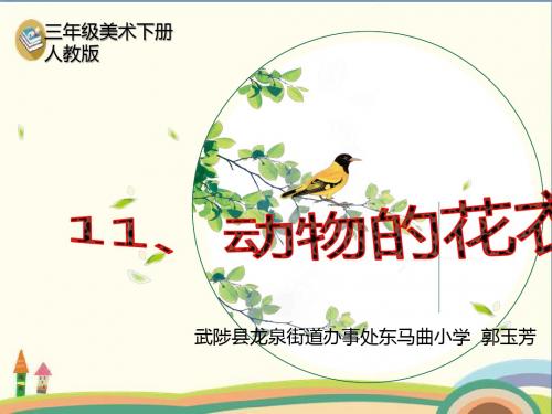 三年级下册美术课件-11动物的花衣裳 人教新课标 (共17页PPT)