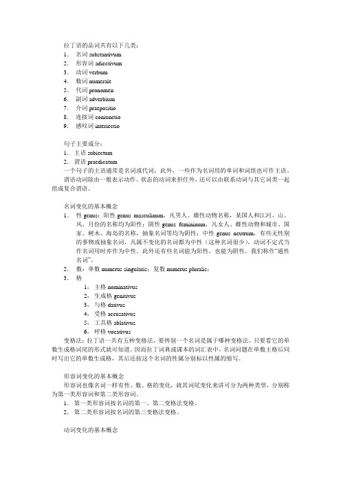 肖原拉丁语学习笔记