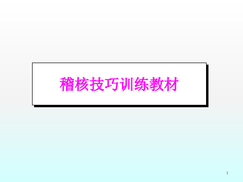 ISO体系稽核技巧ppt课件