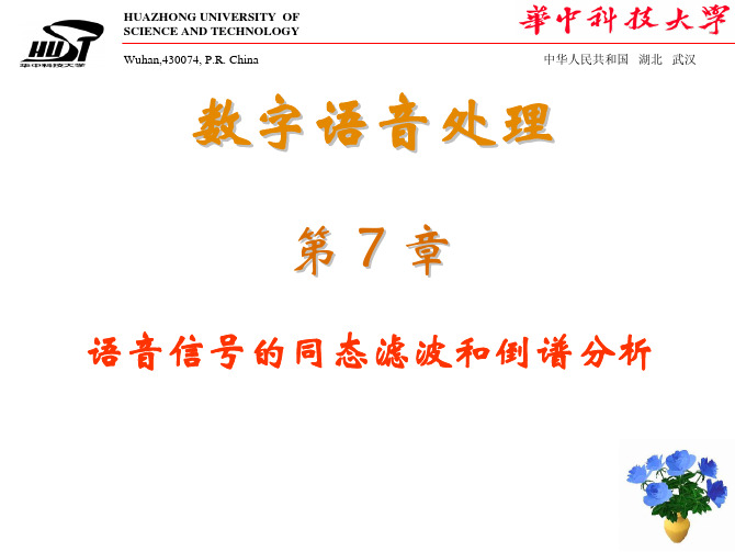 7-语音信号的同态滤波和倒谱分析NEW10n