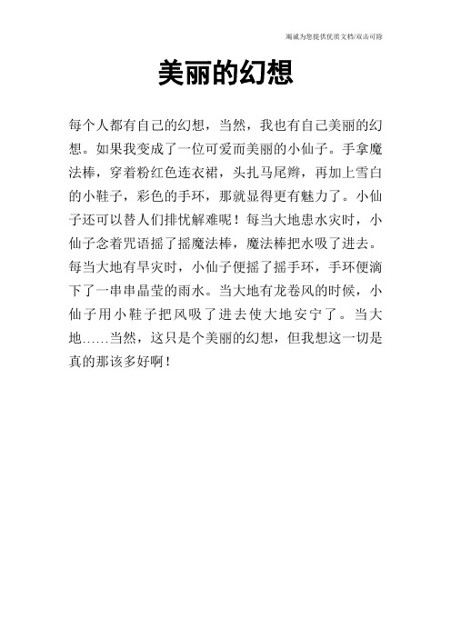 美丽的幻想
