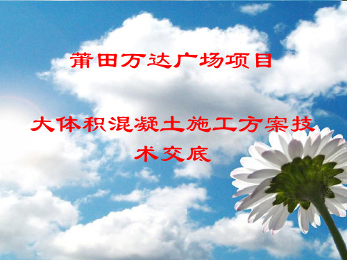 大体积混凝土施工方案详细交底(中建)(36P)