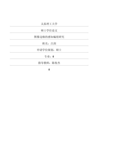 图像边缘的感知编组研究