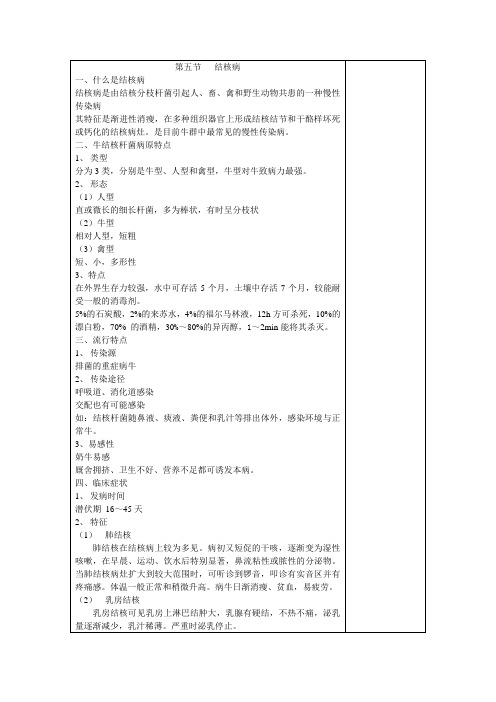 奶牛常见传染病及其防治之结核病