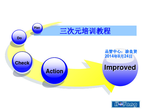 三次元检验培训教程重点部分