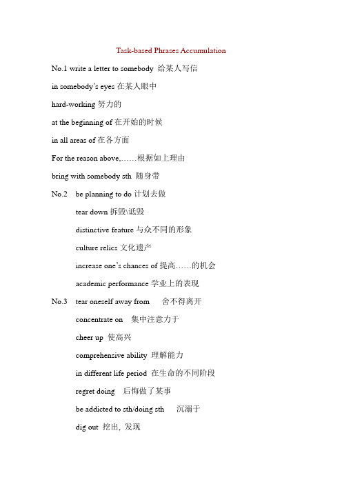 高考英语常用词汇积累