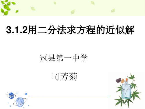 二分法课件