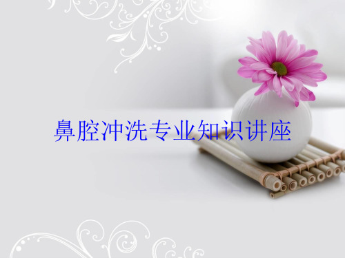 鼻腔冲洗专业知识讲座培训课件