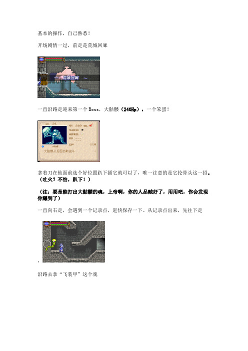 恶魔城晓月攻略