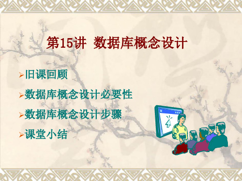 第15讲 数据库概念设计总结